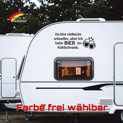 Lustiger wohnmobil aufkleber - wohnmobil,