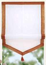 Raffrollo  Patrick Voile weiß