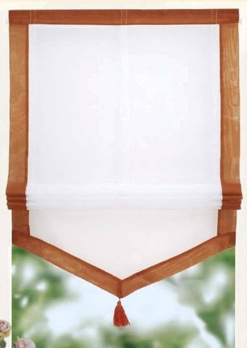Raffrollo patrick voile weiß - ,