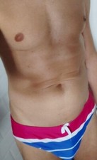 Badehose Schwimmhose Sprinter Short Badeslip neu Gr L bis XL fällt klein aus