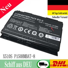 Akku für Clevo 6-87-X510S-4J72 6-87-X510S-4D7 6-87-X510S-4D7 0S-4D73 P150HMBAT-8