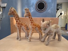 Steiff 2 Giraffen + 1 Ziege