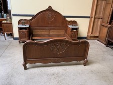 Antikes Historismus Louis XV Bett mit 2 Nachtschränken - Lieferung möglich!