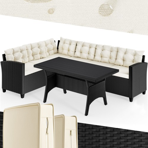 Casaria polyrattan lounge - polyrattan,
