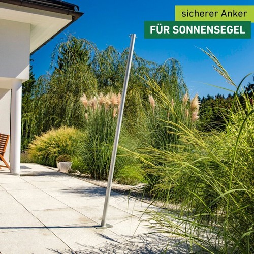 Sonnensegelmast set basic - sonnensegelmast,