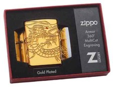 Zippo feuerzeug vergoldet - zippo,