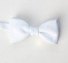 Frackschleife Botthof Waffelpiqué | Selbstbinder | 100% BW | Frack Fliege weiß