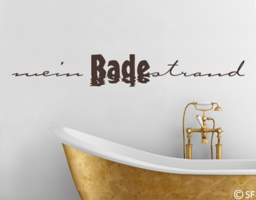 Wandtattoo badezimmer bad - badezimmer, wc