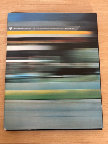 Pressemappe opel iaa 1983 - pressemappe,