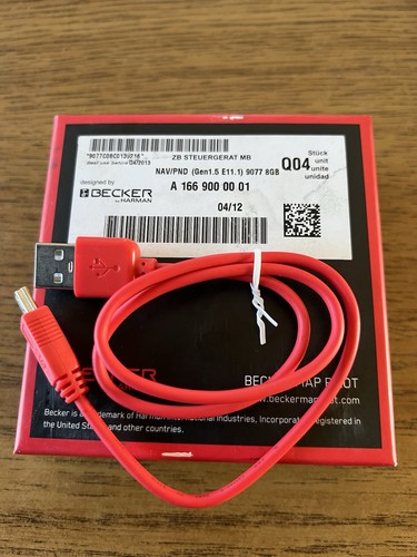 Becker navi ladekabel rot - navi,