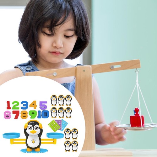 Pinguin-Balance-Zählspiel