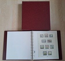 weinroter LINDNER Ringbinder mit Schuber und Vordrucken Falzlos Bund gebraucht