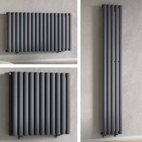 Design anthrazit rund - design,