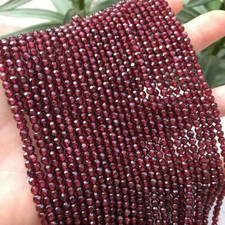 Echt 4mm Natürlich Dunkelrot