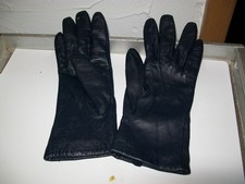 Leder Handschuhe Airline Fluggesellschaft Germania Stewardess Gr 7,5 Crew #2222