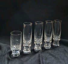 4 Sektgläser 1 Weinglas Fuss