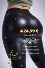 Sexy damen leggings high - sexy, waist