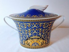 ROSENTHAL VERSACE MEDUSA BLUE