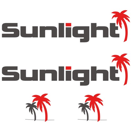 Sunlight aufkleber sticker - l,