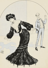 Tuschebild von Joseph W