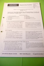 Service Manual-Anleitung für Grundig  CS 500,HF 500 ,ORIGINAL !