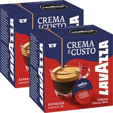 2 x LAVAZZA A Modo Mio CREMA & GUSTO 16 Caps