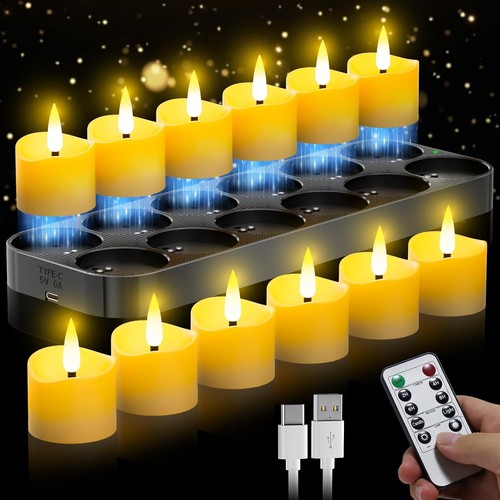 Magnetische led teelichter - magnetische,