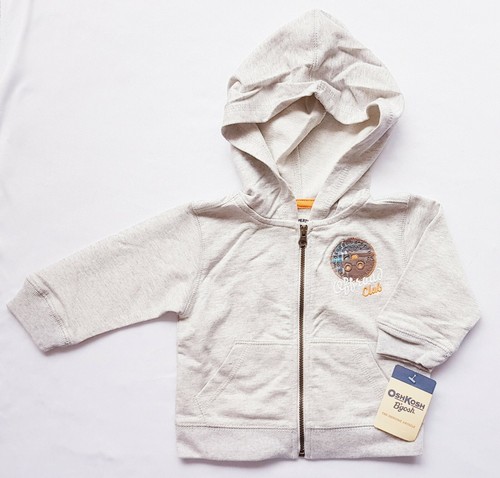 Oshkosh sweatjacke grau 68 - sweatjacke,
