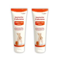CareMed basische Fußcreme UREA 10% extra 2x 150ml Tube