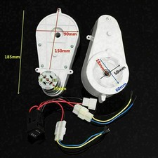 2x12V 30000RPM Getriebe mit Motor für Kinderfahrzeuge Elektro Auto Kinderauto DE