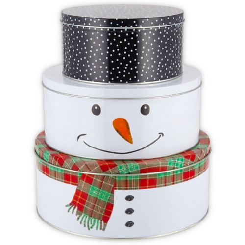 Keksdose set schneemann - keksdose,