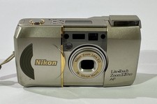 Retro Nikon Lite Touch Zoom 120 ED AF 35 mm Filmkamera Defekt an Bastler Kamera