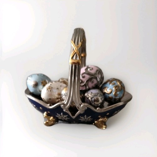 Winter egg basket korb mit - egg,