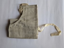 grobe Leinenschürze, Latzschürze