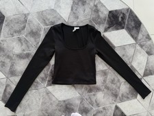 Langarm Oberteil Schwarz H&M