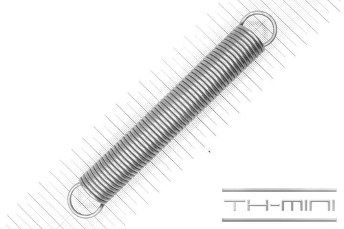 Zug feder 5mm haken öse - zug-feder,