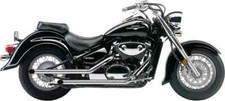 3267 AUSPUFF STAHL 2' SCHLEPPROHR SLASH CUT CHROM FÜR SUZUKI C 50 BOULEVARD 2005