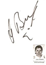 Michael Bresagk Löwen Frankfurt-EISHOCKEY-original Unterschrift- -WM-EM-Olympia