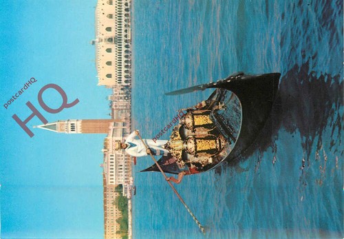 Ansichtskarte venedig gondel - ansichtskarte,, venedig,