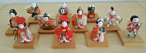 Mini hina puppen aus - puppen, japan