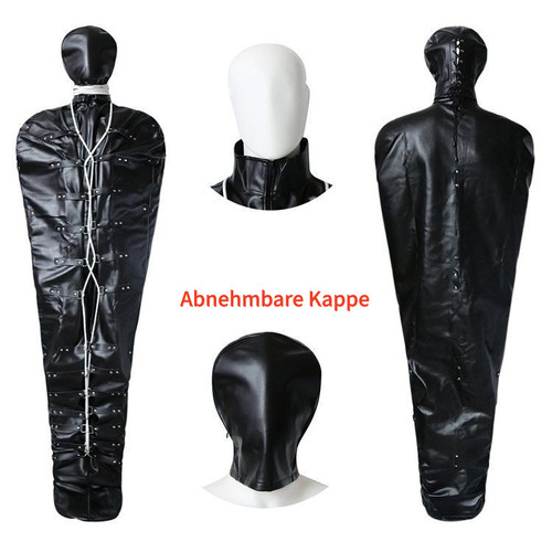 Bondage overall leder - xl,