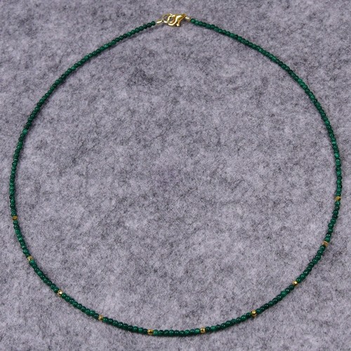Malachit halskette 925er - malachit,