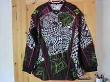 PAINTBALL Trikot PLANET ECLIPSE ELusion Elemental Schwarz Weiß Rot ...   Gr. XL