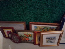 Bilderrahmen Verschiedene Bilder Rahmen Holzrahmen Aquarelle 