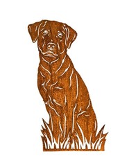 Figur Labrador sitzend Höhe