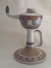Vintage-Keramik-Öllampe im