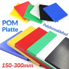 POM C Zuschnitt POM Platte Dicke 8mm-50mm Kunststoffplatte Platten 200/250/300mm