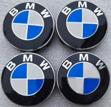 4 x original BMW hub cap set