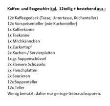 geschirr set 12 personen