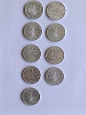 9x10 DM Silber Gedenkmünzen